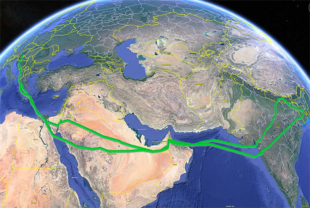 GLWF 2023 route